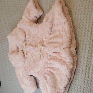 Girl's Widgeon Coat - Pink Faux Fur Size 6 months